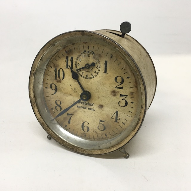 CLOCK, Alarm - Aged Westclox